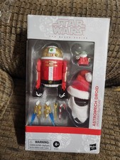 Star Wars The Black Series Astromech Droid Figure Holiday Ed 6  Santa Droid