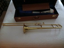 Martin Committee model vintage slide trombone with mouthpiece and original case