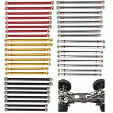 8PCS Aluminum Link Rod 313MM Wheelbase for 1/10 RC Car Crawler Axial SCX10 D90