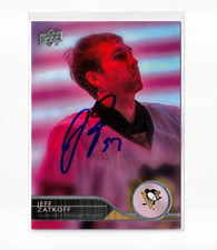 JEFF ZATKOFF autographed SIGNED '14/215 PITTSBURGH PENGUINS 