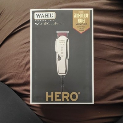 Wahl Hero 8991 Trimmer, Rotary Motor, Zero-Overlap T-Blade, Trimming Guides