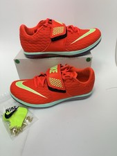 Nike High Jump Elite Mens Size 6 Wmns Size 7.5 Field Spikes Crimson FZ9636-600