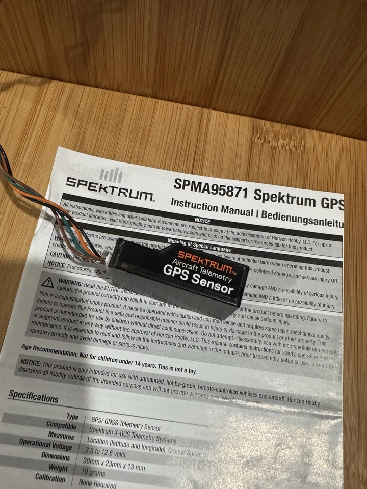 Spektrum SPMA95871 Telemetry Sensor New Open Box - Image 2 of 3