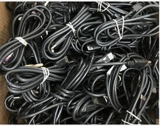 Lot of 10 Used Display Port Cable DP Male to DP Cable Black Cord 6ft