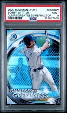 2020 Bowman Draft - Glimpses of Greatness Bobby Witt Jr. #GOG-BW Refractor /250