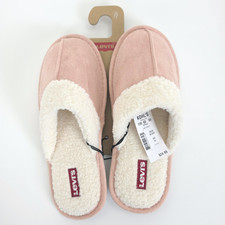 LEVI'S Women's SIZE 11 X-LARGE Tayla Round Toe BLUSH PINK SCUFF SLIPPERS Slip-On