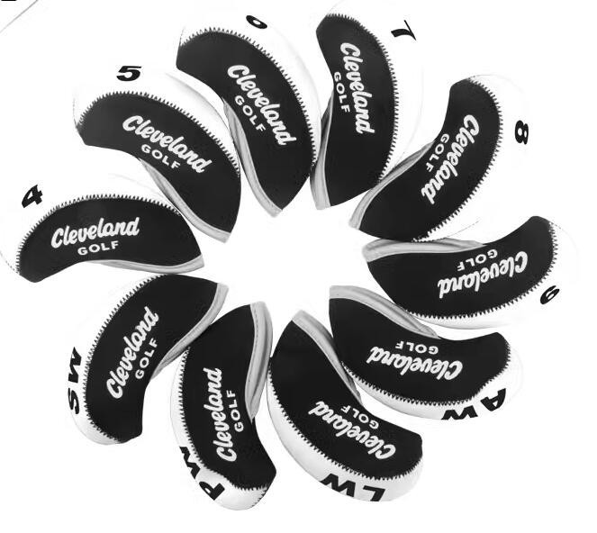 Iron Head Covers For Cleveland Golf Iron Covers #4-9aspl/w White