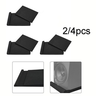 Geräuschisolierung Akustik Schaumstoff Pads für Studio Monitor Lautsprecher 2 oder 4 Stück