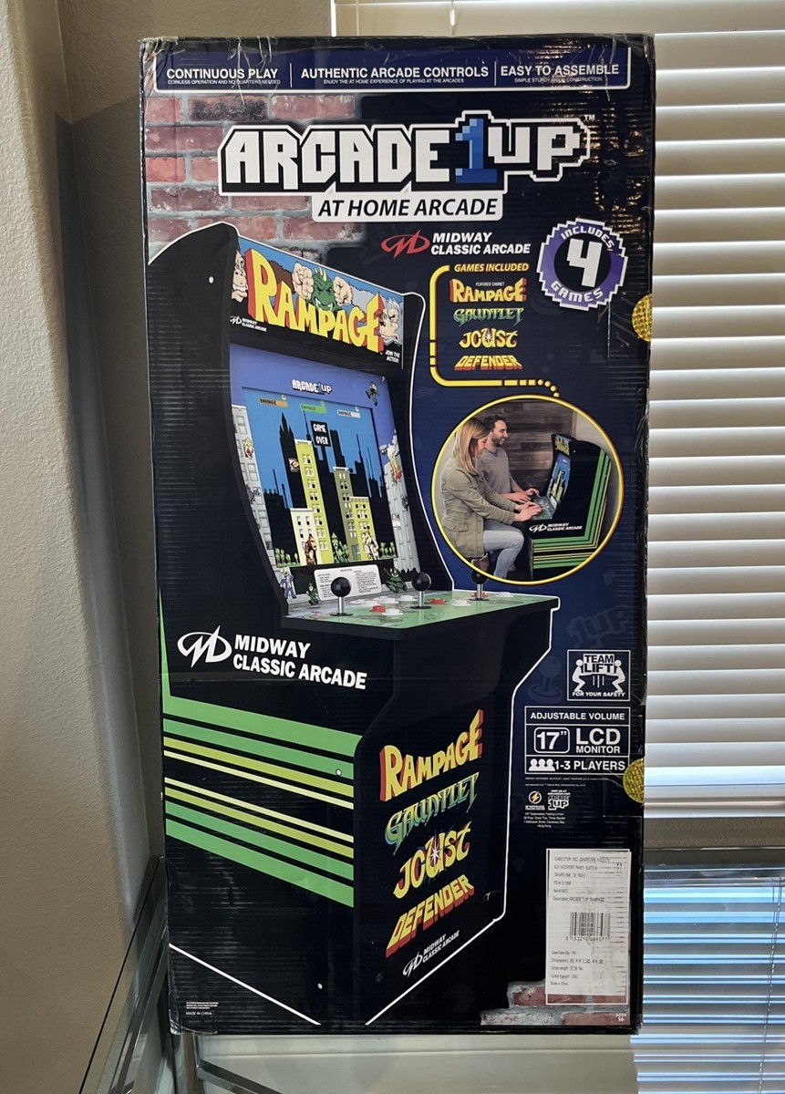 ワンドロップ　onedrop　クンタッシ Arcade1up RAMPAGE Gauntlet Joust Defender NEW in Box GOLD