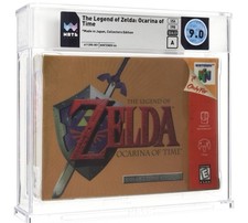 The Legend of Zelda Ocarina of time Collectors Edition Wata Graded 9.0 A Sealed