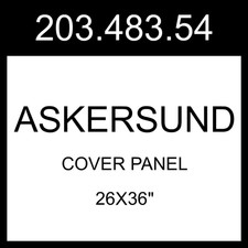 IKEA ASKERSUND Cover Panel Light Ash Effect 26x36" 203.483.54