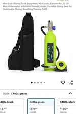 Chikadiv Mini Scuba Diving Tank Equipment, Mini Scuba Cylinder