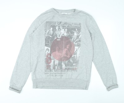 The Rolling Stones Herren Sweatshirt Grau Grafik XL