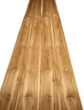 Teak Furnier nachhaltig Teakholz dekorativ 270x17-22cm 2 Blätter Edelholz