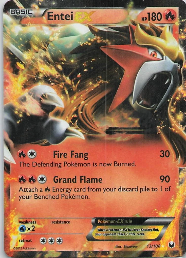 pokemon card entei ex Pokemon Pocket TCG Card 2 Star Full Art Entei EX Rainbow Rare Secluded DIGITAL