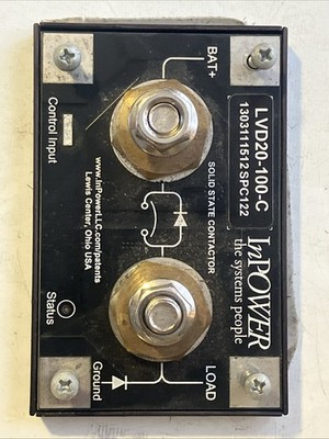InPower Low Voltage Disconnect 150 Amp LVD20-100-C SPC122 solid state contactor