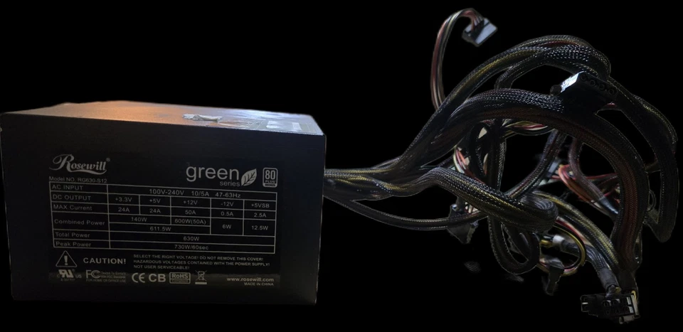 Gigabyte GA-H81M-DS2V mATX Motherboard + Rosewill RG630-S12 630W PSU Bundle - Image 3 of 3