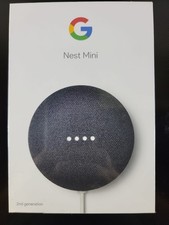 Google Nest Mini (2nd Generation) Smart Speaker - Charcoal for