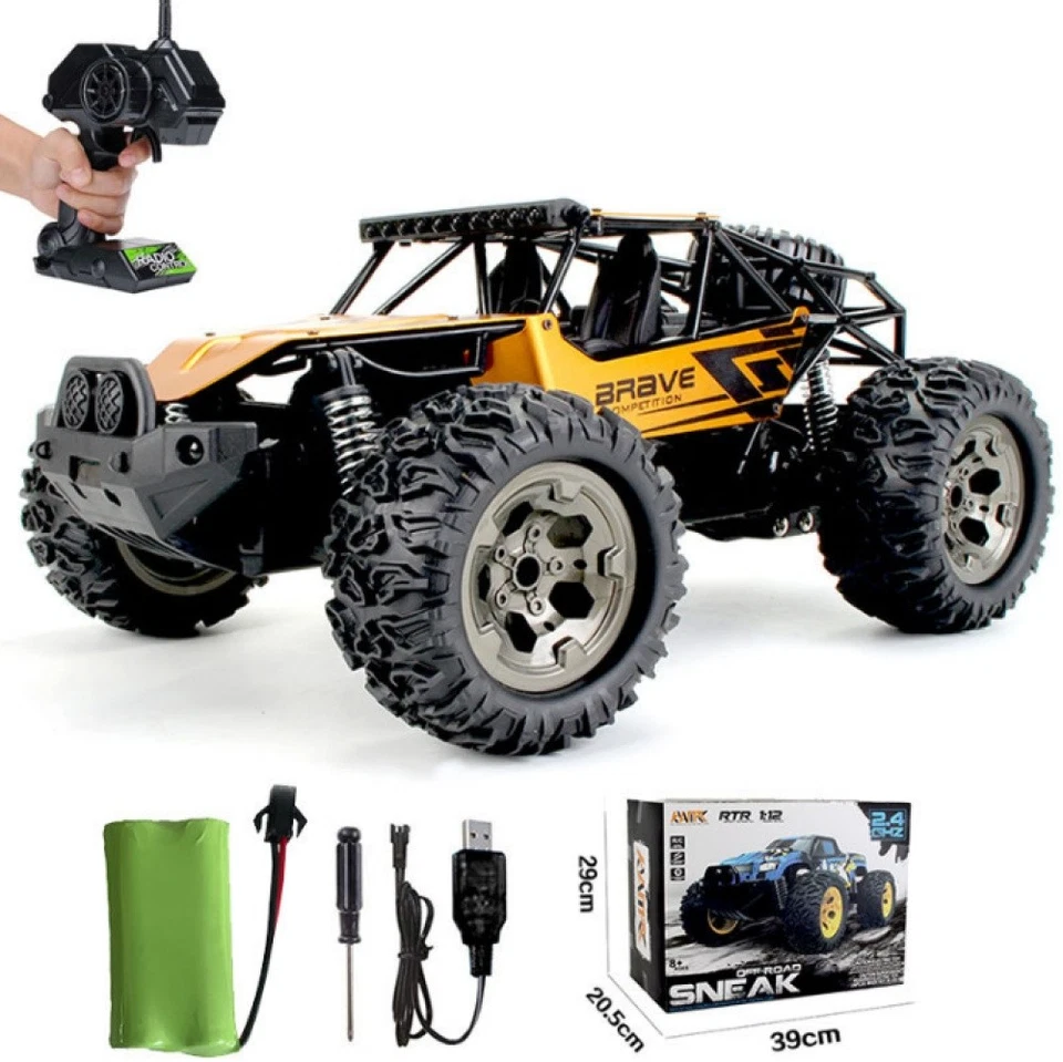 2.4GHz 1:12 RC Auto Car RTR Off-road Crawler Ferngesteuertes Monster Truck Buggy - Bild 4 von 4