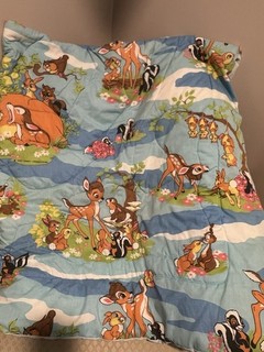 Vintage Disney Bambi Twin Comforter 1970s Walt Disney Animation