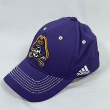 Adidas East Carolina Pirates Purple Hat Cap S/M ECU NCAA Baseball Fitted