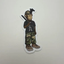 Kick-EEZ Monkey Sticker Decal New Shot Show 2025