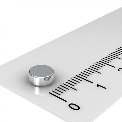 20x Neodym Scheibenmagnet, 6x2.5 mm Grade N35SH bis 150°C diametral magnetisiert