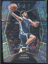 2021-22 Santi Aldama Rookie Card Panini Select Elephant Prizm #101 Grizzlies