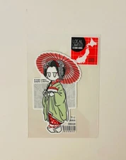 B-Side Label Kyoto Shop Limited Sticker Maiko Design UV&Water Protective