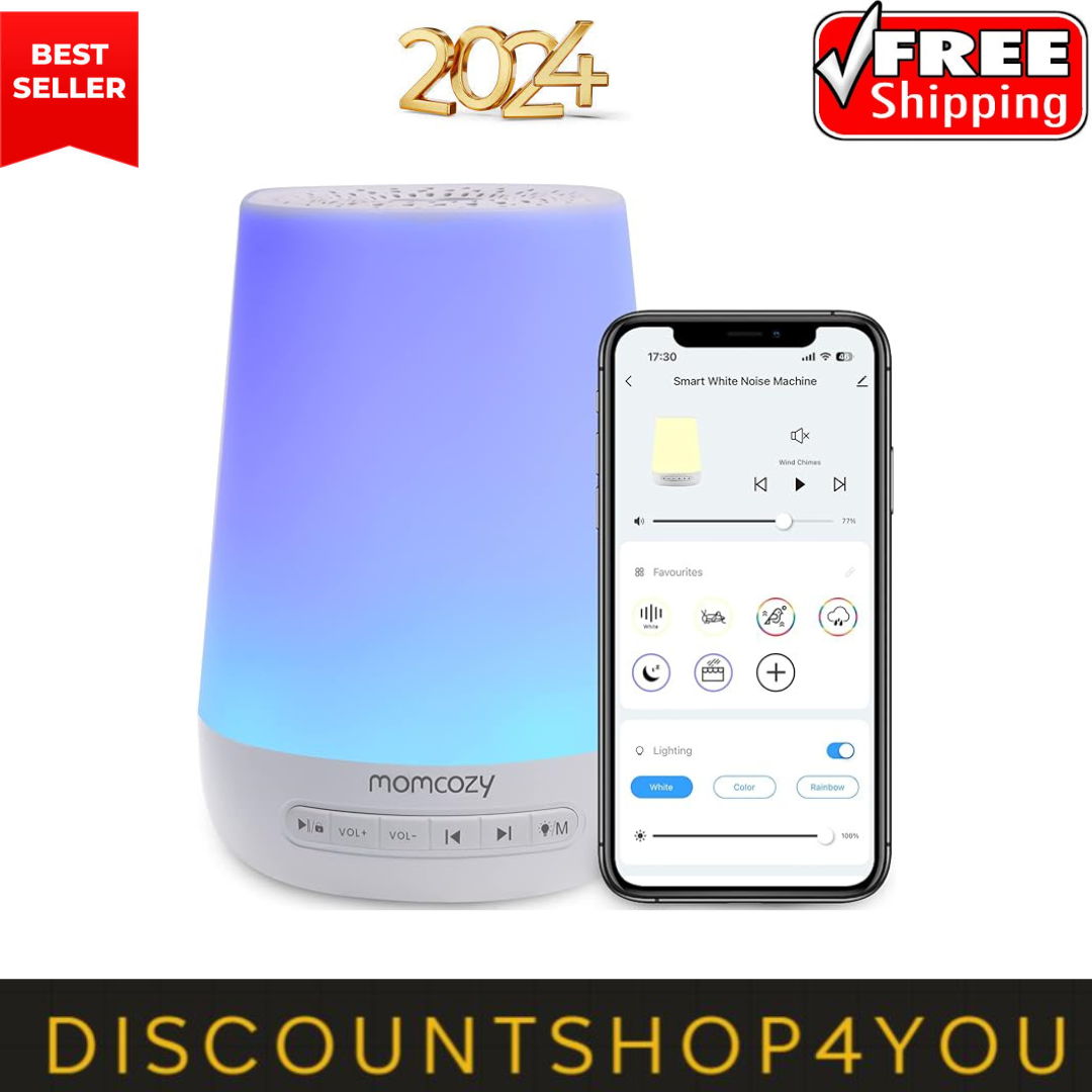 Baby Sound Machine, Momcozy White Noise Machine for Baby Sleeping best 2024-image