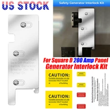 Generator Interlock Kit For Square D 200Amp Panel Aluminum Electrical Main Panel