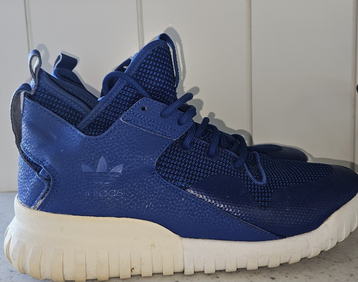 Adidas Originals Tubular X Collegiate Royal Blue/White Sneaker S77844 Size 