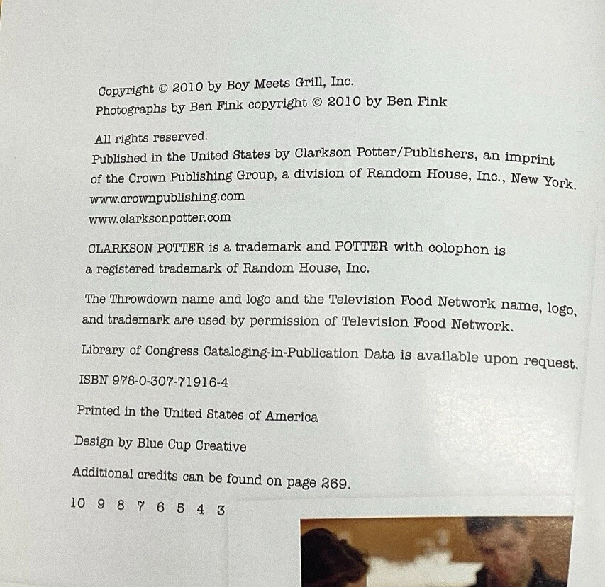 Bobby Flay Signed Lot Of 3 Throwdown Grill It Bar America in HCDJ Cookbook Foto 4 de 4