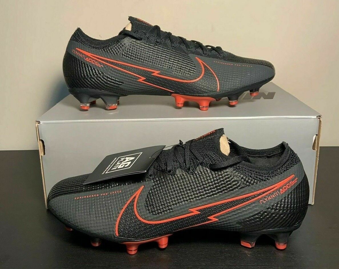 NIKE MERCURIAL VAPOR ELITE AG-PRO SOCCER CLEATS MENS SIZE 6 BLACK AT7895-060 | eBay