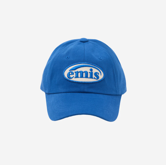 Emis Tone On Tone Wappen Ball Cap, Blue (100% South Korea  display picture 3
