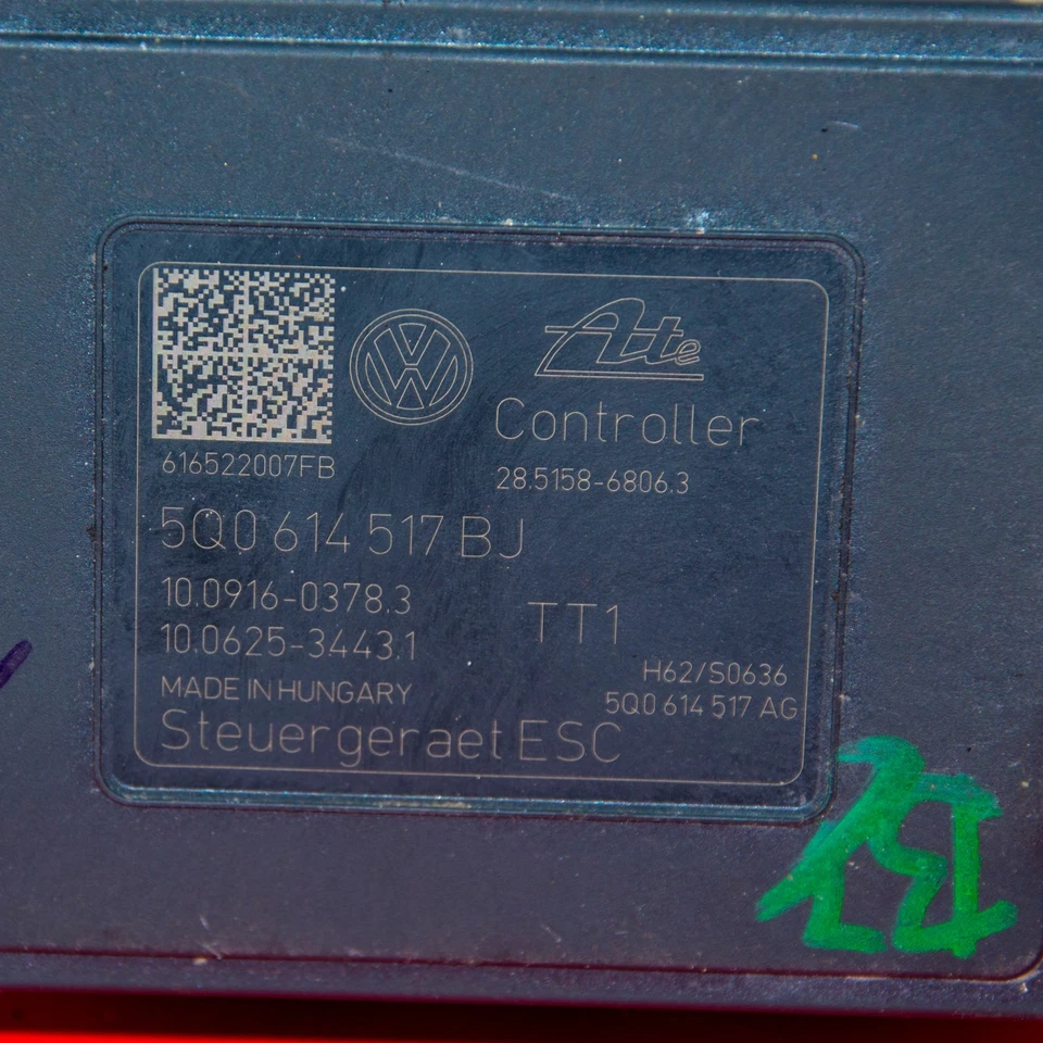 ABS Steuergerät Hydraulikblock 5Q0614517BJ 10022008274 10091603783 VW Golf 7 VII - Image 3 of 3
