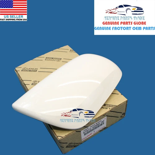 GENUINE TOYOTA 07-12 YARIS SEDAN RIGHT OUTER WHITE MIRROR COVER 87915-52080-A0