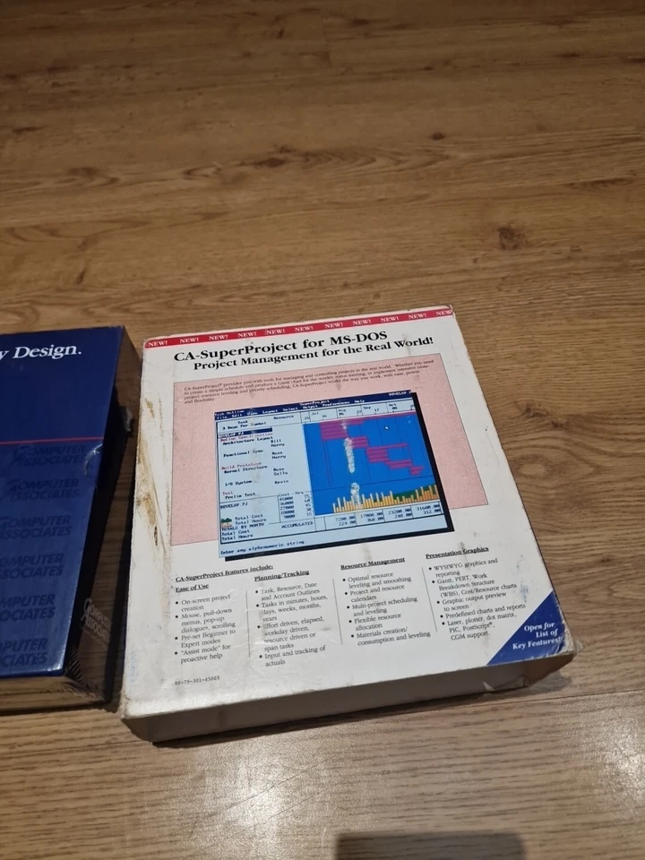 CA- Super Project For Ms-DOS COMPUTER ASSOCIATES software Superior By Design . - Image 4 of 4