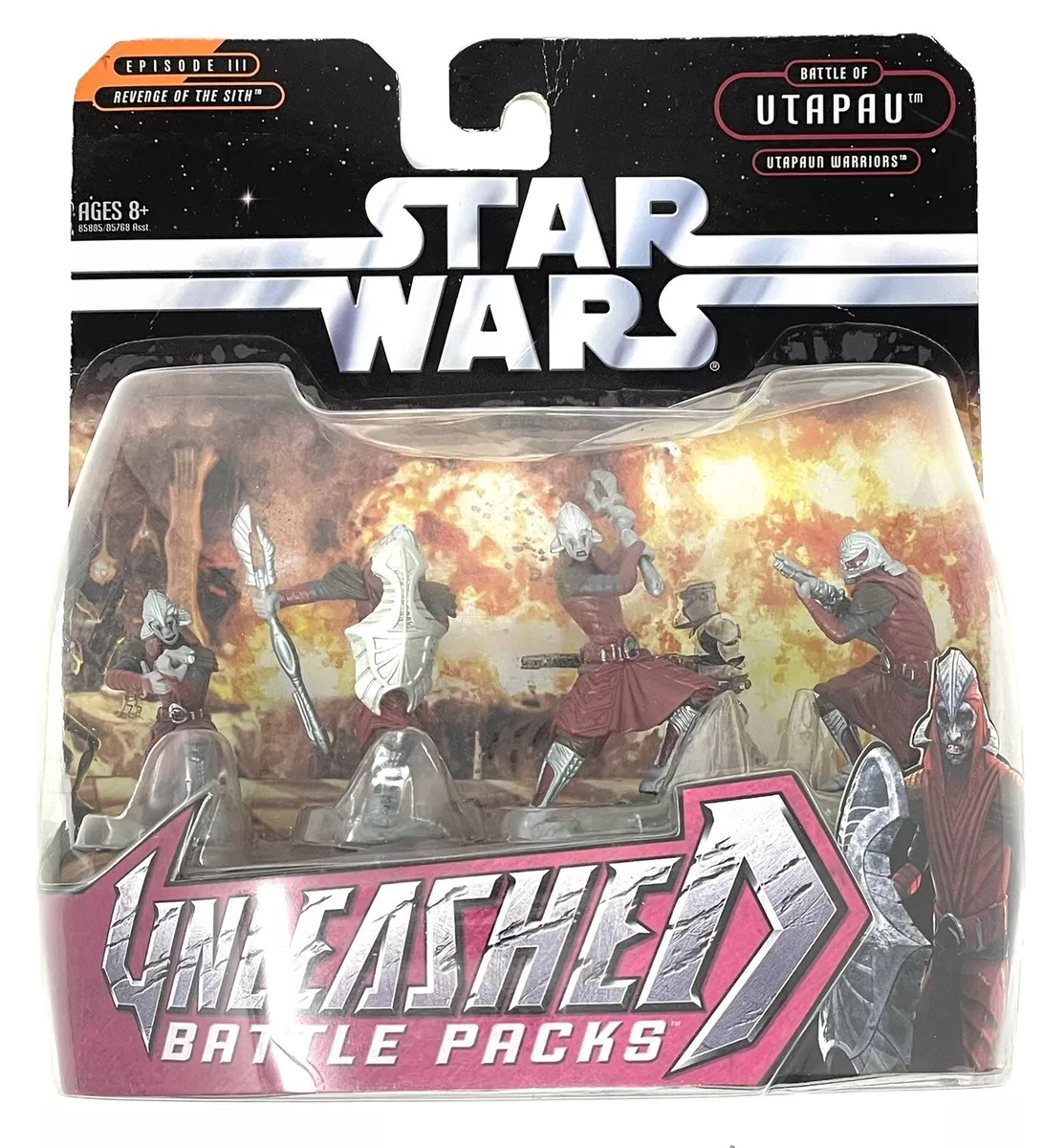 Star Wars Hasbro Unleashed Battle Pack Utapau Warriors Non Mint Package