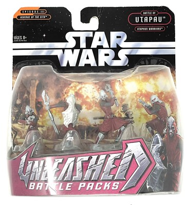 Star Wars Hasbro Unleashed Battle Pack Utapau Warriors (Non-Mint Package)