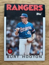 1986 Topps  #454 - Burt Hooton - near mint condition - FREE SHIPPING