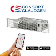 Consort 2kW Electric Kitchen Plinth Heater | Wifi App Control | Stainless Steel