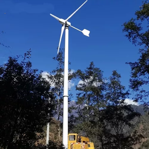 5000W 220V 380V Windkraftanlage 3Blatt Windrad Grid Windgenerator Komplettanlage - Bild 14 von 24