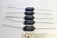 10 NOS Elpac PIO Capacitors 1 MFD  200 VDC