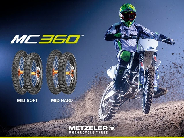 JUEGO NEUMÁTICOS METZELER 90/90-21 DELANTEROS 110/90-19 TRASEROS MC360 + TUBOS MIDHARD KTM Foto 4 de 4