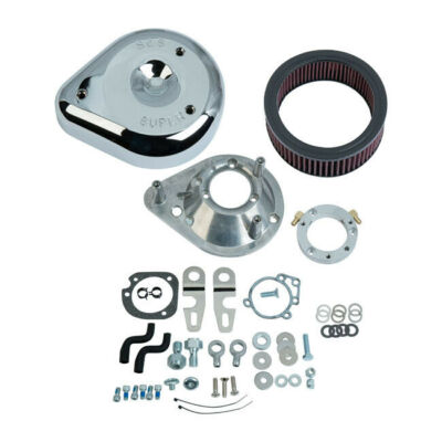 S&S Luftfilter Teardrop Chrom f. Harley - Davidson Evo 93-99 u. XL S&S Super E/G