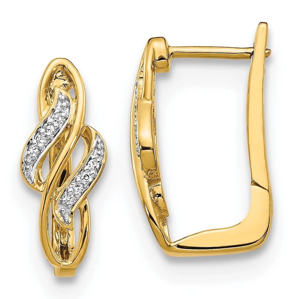 6 carat diamond hoop earrings deals