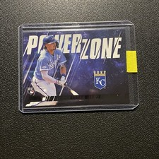 2022 Stadium Club Bobby Witt Jr. PZ-19 Power Zone Black /99 RC SP Royals