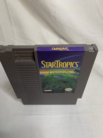 Startropics (Nintendo NES, 2000) Authentic Game Cart Only