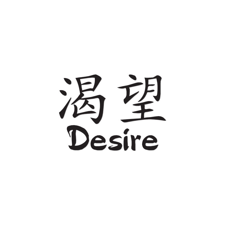 ykr5han様　オーダー専用ページ♪ Desire Chinese Symbols - Vinyl Decal Sticker - Multiple Colors